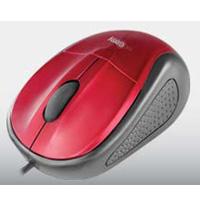 MOUSE OPTICO ALAMBRICO EASY LINE BY PERFECT CHOICE ROJO USB COMPATIBLE CON WINDOWS XP,VISTA,7  MAC OS