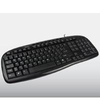 TECLADO MULTIMEDIA EASY LINE BY PERFECT CHOICE NEGRO CORE USB- COMPATIBLE WINDOWS XP/ VISTA /7MAC OS X