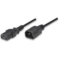 CABLE EXTENSION DE CORRIENTE MANHATTAN 1.8M CPU MONITOR PROYECTOR - ABD Systems