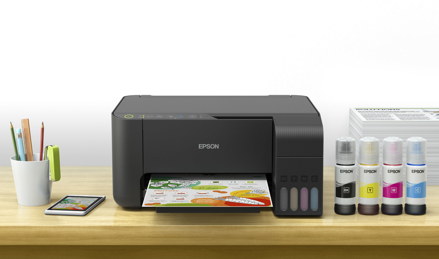 MULTIFUNCIONAL EPSON L3150, TINTA CONTINUA, ECOTANK, USB, WIFI - ABD Systems