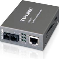 CONVERTIDOR DE MEDIOS TP-LINK MC110CS MONO MODO CONECTOR DE FIBRA SC A RJ45 10/100MBPS DUPLEX TOTAL HASTA 20