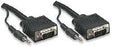 CABLE SVGA HD15 MANHATTAN 10.0M 8MM CON AUDIO 3.5MM M-M MONITOR PROYECTOR