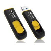 MEMORIA ADATA 16GB USB 3.0 UV128 RETRACTIL NEGRO-AMARILLO