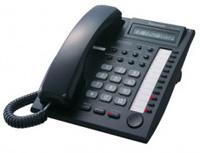 TELEFONO PANASONIC KX-AT7730 HIBRIDO CON PANTALLA DE 1 LINEA, 12 TECLAS DSS Y ALTAVOZ NEGRO