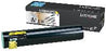 TONER LASER LEXMARK / COLOR AMARILLO / ALTO RENDIMIENTO / C930H2YG / HASTA 24,000 PAGINAS / 55 DE COBERTURA / P/MODELOS: C935DN, C935DTN - ABD Systems