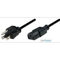 CABLE ALIMENTACION CORRIENTE MANHATTAN 1.8M C13 MONITOR PROYECTOR CPU BLIS - ABD Systems