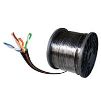 BOBINA UTP CAT.6 CONDUMEX/USO EXTERIOR/ RELLENO DE GEL/4 PARES/ 23 AWG/100 COBRE/305 MTS/AISLA POLIETILENO/ NEGRO LA TERMINACIN RECOMENDADA DEL CABLE DEBE DE SER EN JACK RJ-45