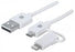 CABLE MICRO USB MANHATTAN 8 PINES PARA SMARTPHON IPNOHE 5 5C 5S IPAD 4 SINCRONIZA Y CARGA 2 - ABD Systems