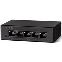 SWITCH CISCO SMB 5 PUERTOS - 10/100/1000 MBPS - NO ADMINISTRABLE - ESCRITORIO - QOS