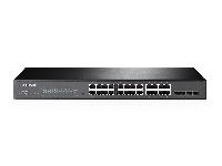 SWITCH INTELIGENTE TP-LINK T1600G-28TSTL-SG2424 24 PUERTOS RJ45 10/100/1000MBPS ADMINISTRABLE CON 4 RANURAS SFP GIGABIT L2 JETSTREAM - ABD Systems