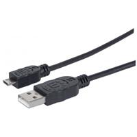 CABLE USB VERSIN 2.0 A-MICRO B 1.0 M NEGRO