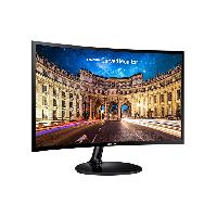 MONITOR LED SAMSUNG 24 WIDESCREEN FULL HD 1920X1080 LC24F390FHLXZX NEGRO D-SUB HDMI CURVO