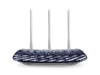 ROUTER INALAMBRICO TP-LINK ARCHER C20 AC750 DUAL BAND 2.4GHZ A 300MBPS Y 5GHZ A 433MBPS 4 PUERTOS LAN 10/100 1 PUERTO WAN 10/100 Y 3 ANTENAS FIJAS OMNIDIRECCIONALES