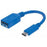 CABLE MANHATTAN USB-C 3.1 A USB-A 3.0 MACHO-HEMBRA - ABD Systems
