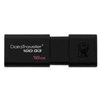 MEMORIA KINGSTON 16GB USB 3.0 ALTA VELOCIDAD / DATATRAVELER 100 G3 NEGRO - ABD Systems
