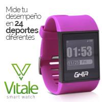 GHIA SMART WATCH VITALE/ 1.28 TOUCH/ WATERPROOF/ BT/ IOS/ ANDROID/ MORADO - ABD Systems