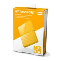 DD EXTERNO PORTATIL 3TB WD MY PASSPORT AMARILLO 2.5/USB3.0/COPIA LOCAL/ENCRIPTACION/WIN - ABD Systems
