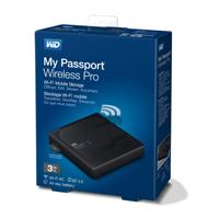 DD EXTERNO PORTATIL 3TB WD MY PASSPORT WIRELESS PRO NEGRO 2.5 USB 3.0/RANURA SD 3.0/CONTRASE�A/WIN-MAC - ABD Systems