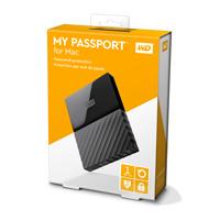 DD EXTERNO PORTATIL 1TB WD MY PASSPORT FOR MAC NEGRO 2.5/USB3.0/COPIA LOCAL/ENCRIPTACION/MAC - ABD Systems