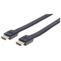 CABLE HDMI PLANO 3.0M MANHATTAN ETHERNET 3D 4K M-M VELOCIDAD 2.0 - ABD Systems