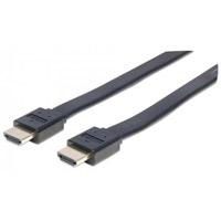 CABLE HDMI PLANO MANHATTAN 0.50M ETHERNET 3D 4K M-M VELOCIDAD 2.0 - ABD Systems