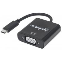 CABLE CONVERTIDOR MANHATTAN USB-C 3.1 A VGA HD15 MACHO-HEMBRA - ABD Systems