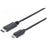 CABLE USB -C MANHATTAN DE ALTA VELOCIDAD CM-MICRO B  MACHO 1.0 MTS  COLOR NEGRO