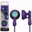 AUDIFONOS TIPO INSERCION (IN-EAR)  PANASONIC RP-HV41PP COLOR VIOLETA CONECTOR 3.5MM