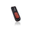 MEMORIA ADATA 16GB USB 2.0 C008 RETRACTIL NEGRO-ROJO