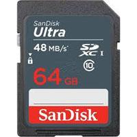 MEMORIA SANDISK 64GB SDXC ULTRA UHS-I 48MB/S CLASE 10 - ABD Systems