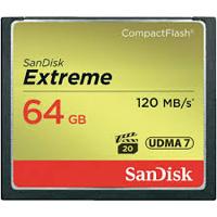 MEMORIA SANDISK 64GB COMPACTFLASH EXTREM 120/85MBS VPG-20 - ABD Systems