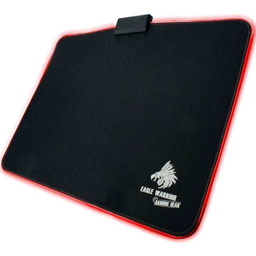 MOUSEPAD EAGLE WARRIOR SCORPION/LED 3 COLORES/COLOR NEGRO/TAMAÑO 27 AL X 35.5 AN CM/CABLE USB 1 M/GAMER - ABD Systems