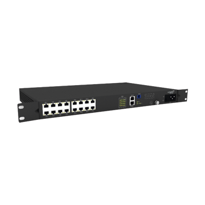 Unidad Remota Multi-Vivienda (MDU), 16 Puertos Fast Ethernet, 1 Puerto PON SC/UPC, 19&quot;, 1 UR - ABD Systems