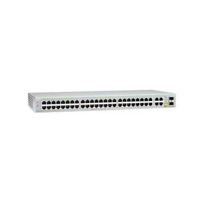 Switch WebSmart de 48 puertos 10/100 Mbps + 2 puertos 10/100/1000 Mbps + 2 SFP Gigabit Combo - ABD Systems