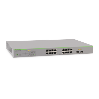 Switch PoE+ Gigabit WebSmart de 16 puertos 10/100/1000 Mbps (2 x Combo) + 2 puertos gigabit SFP (Combo), 185 W - ABD Systems