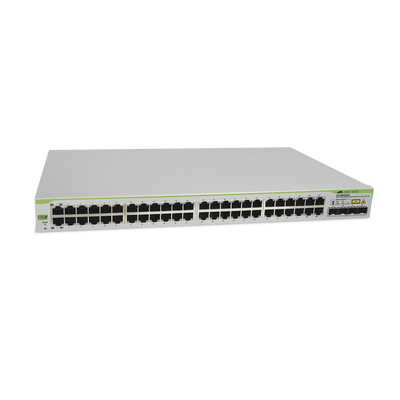 Switch Gigabit WebSmart de 48 puertos 10/100/1000 Mbps (4 x Combo) + 4 puertos gigabit SFP Combo