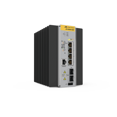 Switch Industrial Administrable Capa 2 de 4 Puertos 10/100/1000 Mbps + 2 Puertos SFP, 120 W - ABD Systems