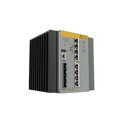 Switch Industrial Hi-PoE Continuo Administrable Capa 3 de 8 x 10/100/1000 Mbps + 4 Puertos SFP, 240 W. - ABD Systems