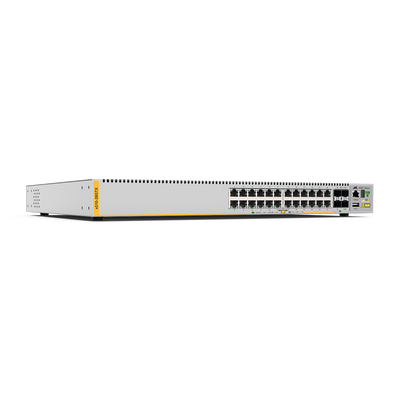 Switch Stackeable Capa 3, 24 puertos 10/100/1000 Mbps + 4 puertos SFP+ 10 G, fuente redundante - ABD Systems