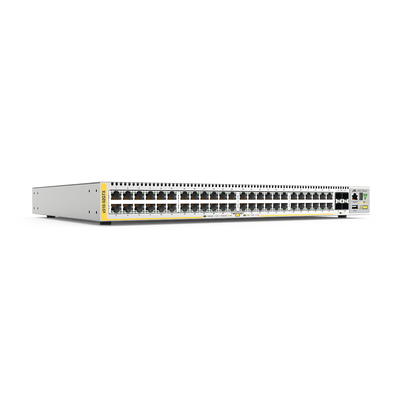 Switch Stackeable Capa 3, 48 puertos 10/100/1000 Mbps + 4 puertos SFP+ 10 G, fuente redundante - ABD Systems
