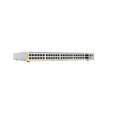 Switch PoE+ Capa 3, 48 puertos 10/100/1000 Mbps + 4 puertos SFP+ 10 G, 185 W, fuente de alimentaci&oacute;n simple - ABD Systems