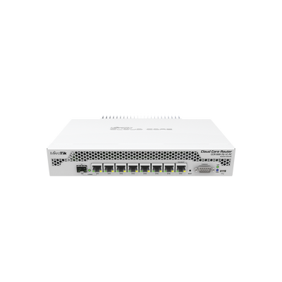 Cloud Core Router, CPU 9 N&uacute;cleos, 7 Puertos Gigabit Ethernet, 1 Combo TP/SFP, 1 GB Memoria, Enfriamiento Pasivo