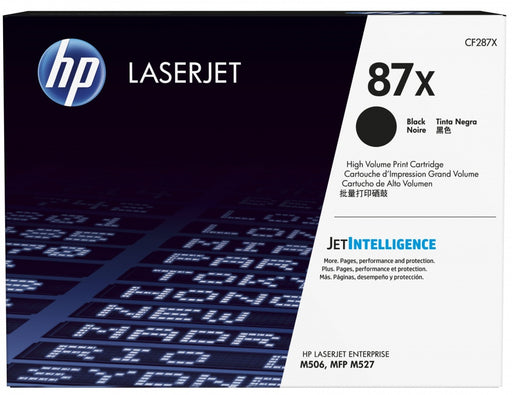 TONER HPCF287X 87X NEGRO 18000 PAGINAS LASERJET ENTERPRISE M506 - ABD Systems