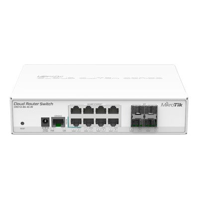 Cloud Switch Router 8 Puertos Gigabit Ethernet y 4 Puertos SFP, throughput 975 kpps - ABD Systems