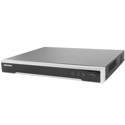 NVR 12 Megapixel (4K) / 8 canales IP / 8 Puertos PoE+ / 2 Bah&iacute;as de Disco Duro / Switch PoE 300 mts / HDMI en 4K / Soporta POS