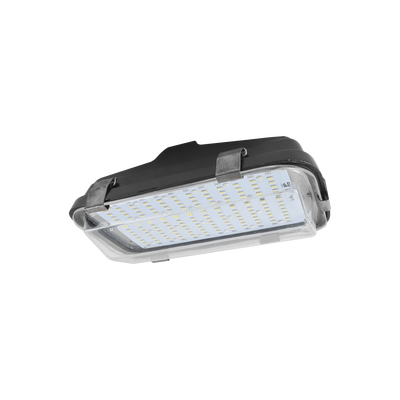 Luminaria LED  para alumbrado publico de 45 watts de 12/24 Vcd incluye tempocontrolador, 5040 Lm