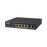 Switch no administrable PoE+, 4 puertos 802.3af/at distancia 250 m + 2 puertos 10/100 de Uplink, Throughput: 0.89 Mpps, Fuente Interna - ABD Systems