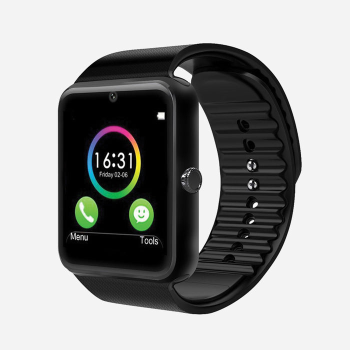 SMART WATCH TECHZONE GINGA CAMARA COLOR NEGRO MIDE CALORIAS, MONITOREA SUENO, ALERTAS DE TEMPERATURA