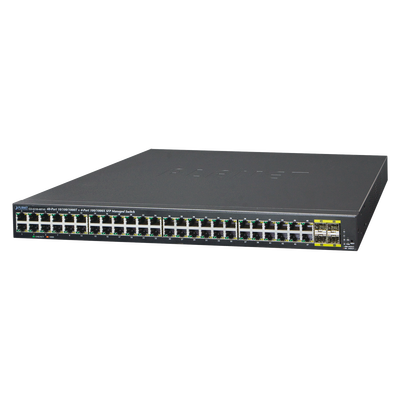 Switch Administrable de 48 puertos 10/100/1000T + 4 puertos SFP 100/1000X - ABD Systems