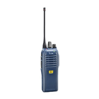 Radio port&aacute;til digital y anal&oacute;gico IS certificado ATEX, en la banda de 400-470MHz, 16 canales, 1W de Tx  Bater&iacute;a, cargador, antena y clip incluidos. - ABD Systems